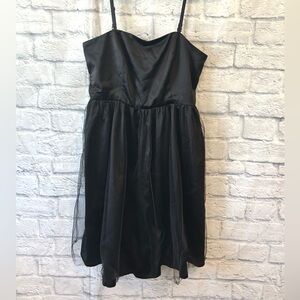 NWT Kensie Tulle Dress, black, size 6